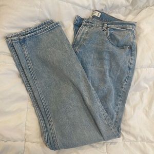 Abercrombie high waisted ankle straight
